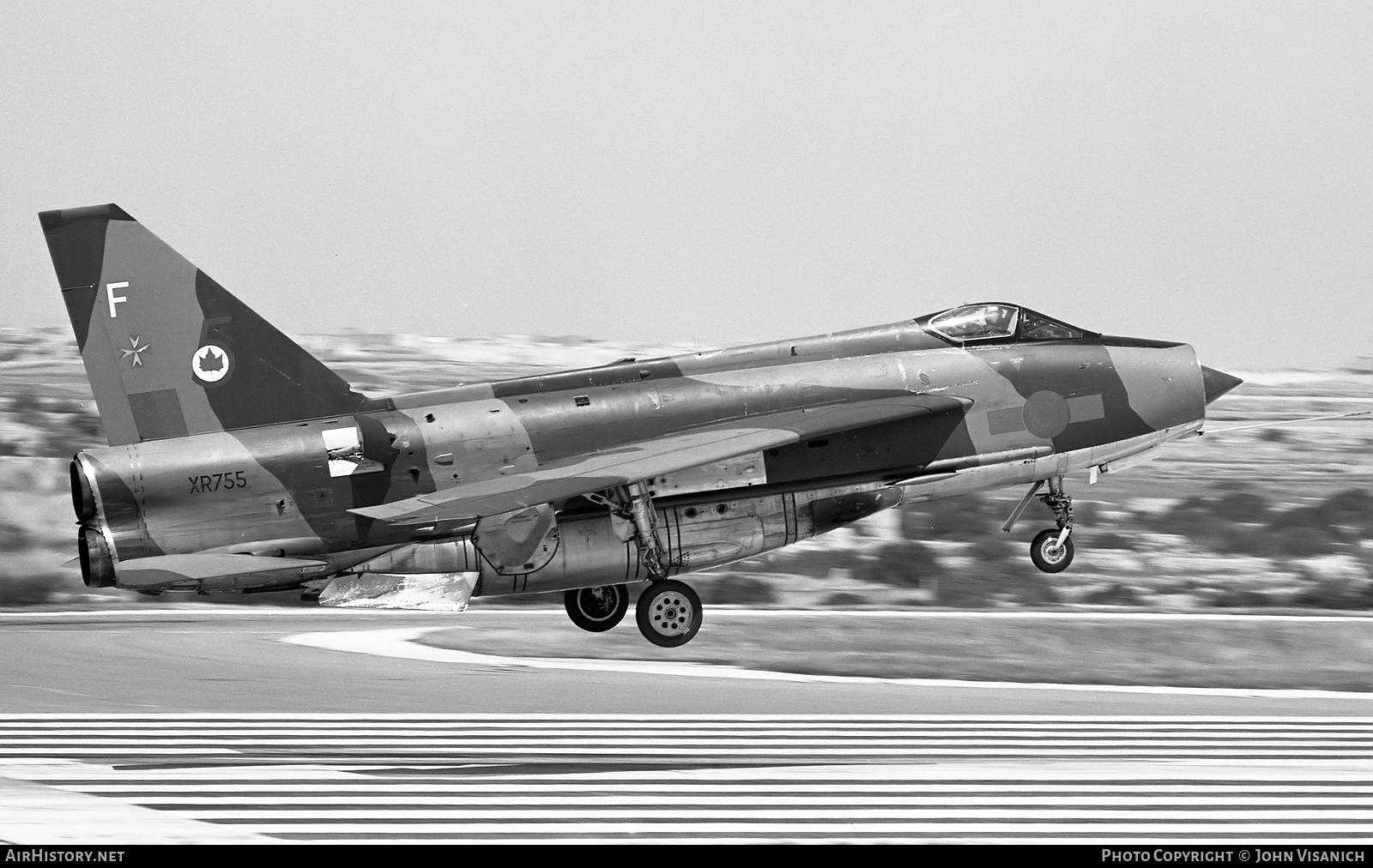 Aircraft Photo of XR755 | English Electric Lightning F6 | UK - Air Force | AirHistory.net #416371