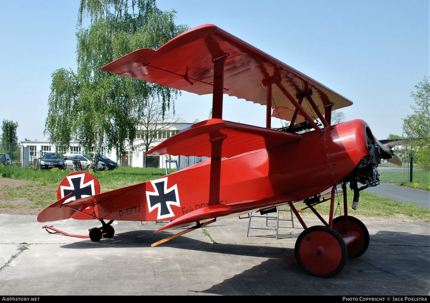 Aircraft Photo of D-EFTJ | Fokker Dr.1 (replica) | Germany - Air Force | AirHistory.net #416379