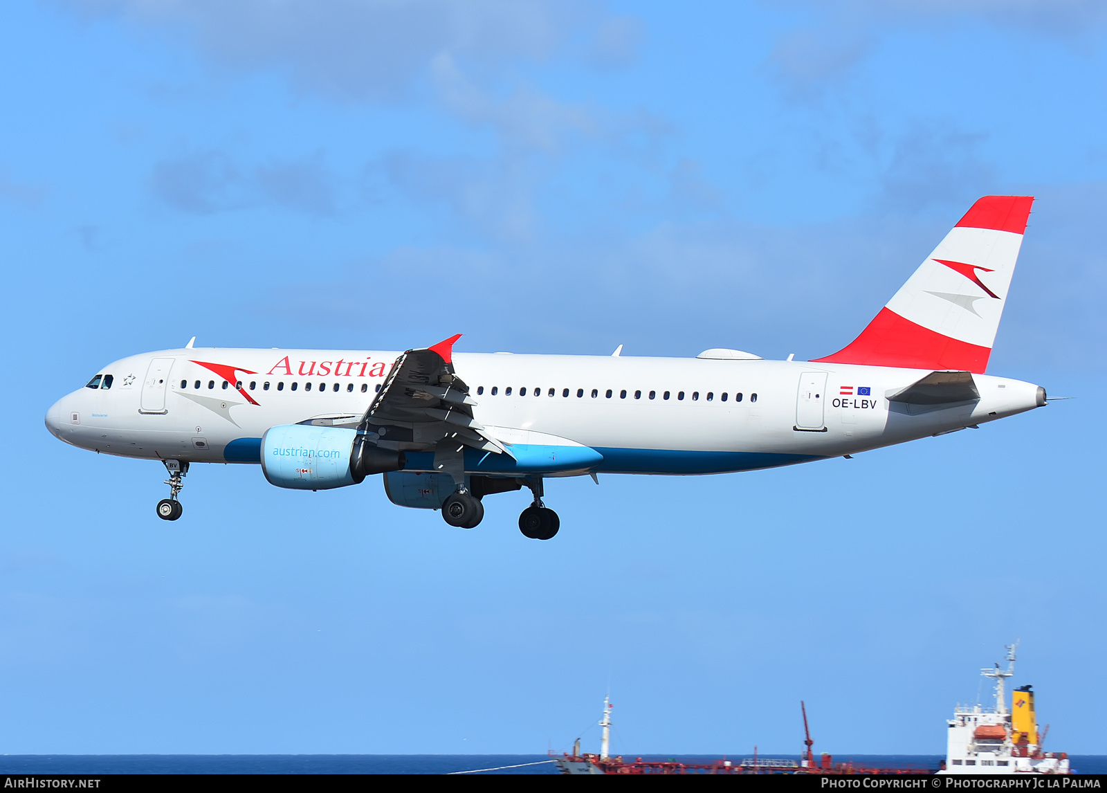 Aircraft Photo of OE-LBV | Airbus A320-214 | Austrian Airlines | AirHistory.net #416398