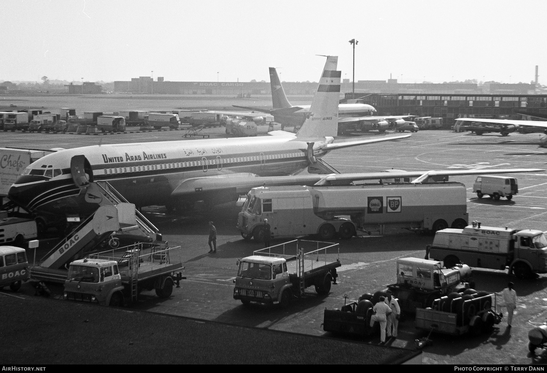 Aircraft Photo of SU-AOU | Boeing 707-366C | United Arab Airlines - UAA | AirHistory.net #416465