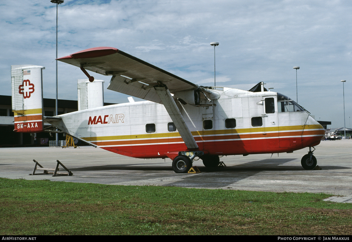 Aircraft Photo of 9M-AXA | Short SC.7 Skyvan 3-100 | Malaysia Air Charter - MAC | AirHistory.net #416502