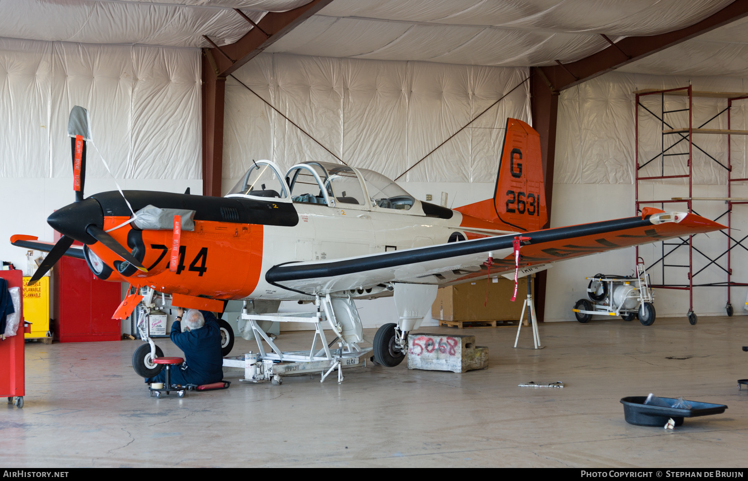 Aircraft Photo of 162631 / 2631 | Beech T-34C Turbo Mentor (45) | USA - Navy | AirHistory.net #416505