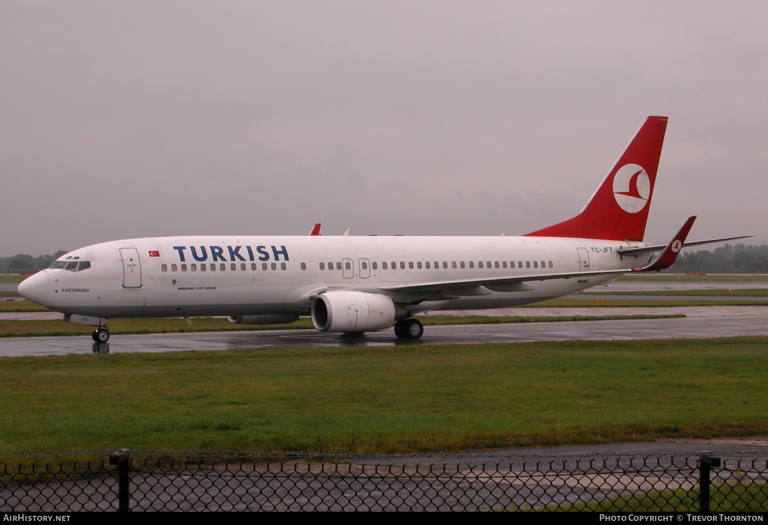 Aircraft Photo of TC-JFT | Boeing 737-8F2 | Turkish Airlines | AirHistory.net #416511