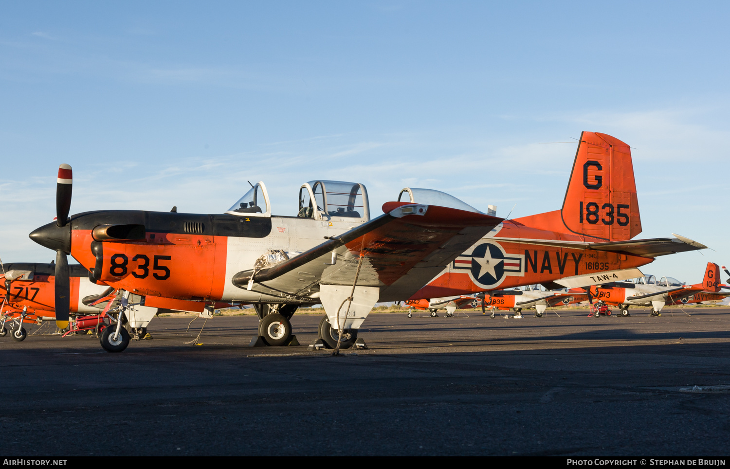 Aircraft Photo of 161835 / 1835 | Beech T-34C Turbo Mentor (45) | USA - Navy | AirHistory.net #416522