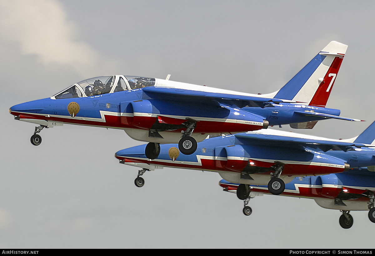 Aircraft Photo of E46 | Dassault-Dornier Alpha Jet E | France - Air Force | AirHistory.net #416524