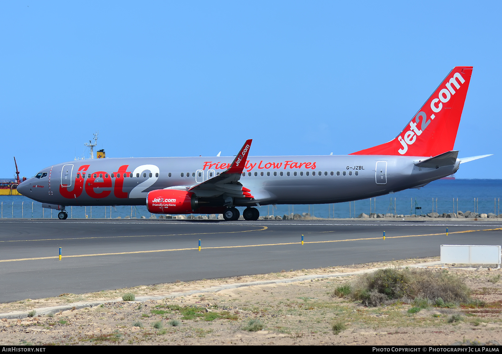 Aircraft Photo of G-JZBL | Boeing 737-800 | Jet2 | AirHistory.net #416535