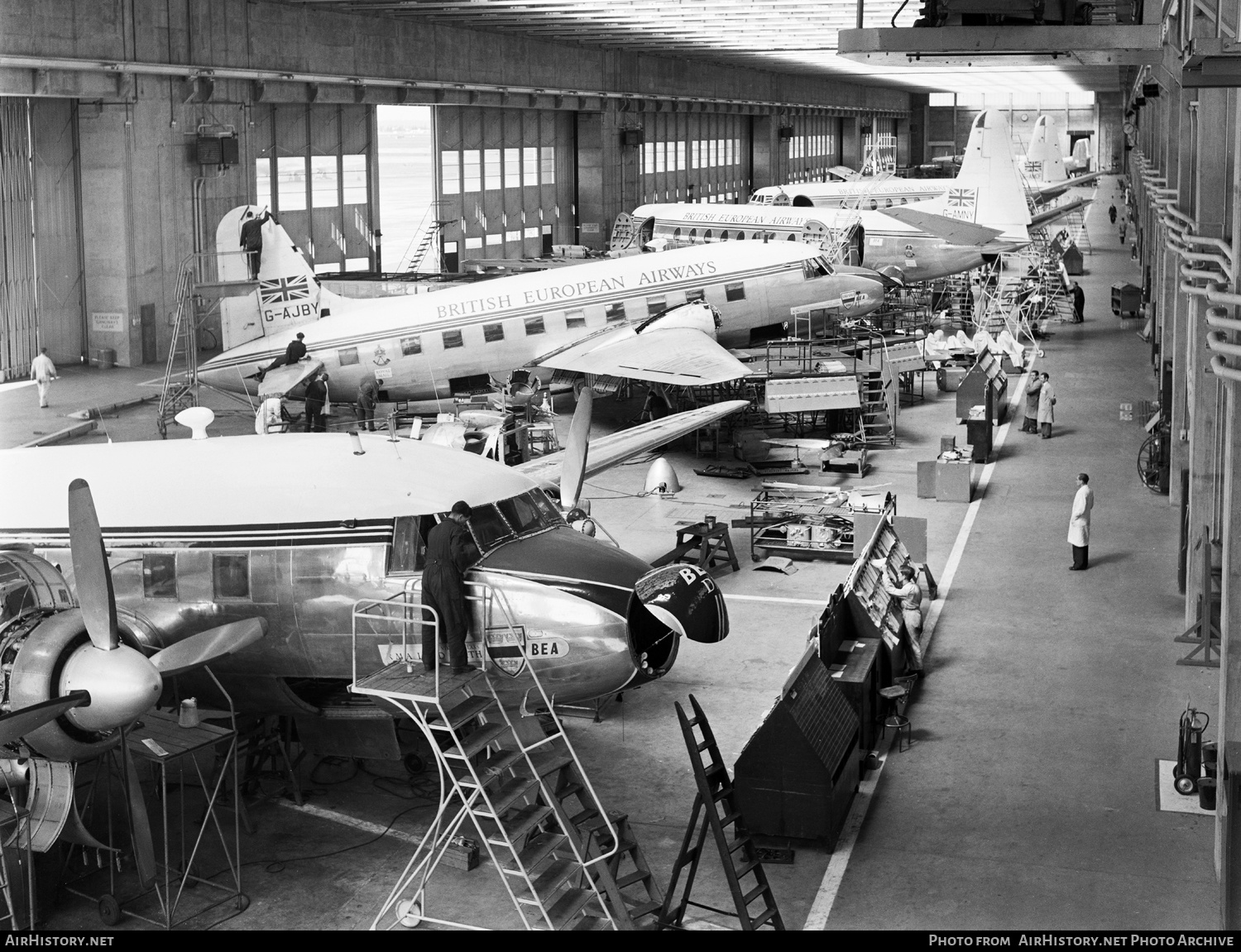 Aircraft Photo of G-AJBY | Vickers 610 Viking 1B | BEA - British European Airways | AirHistory.net #416538