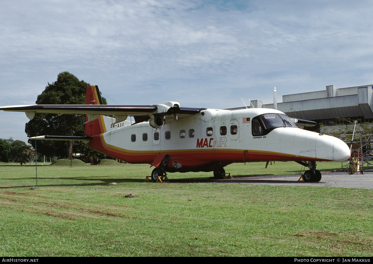 Aircraft Photo of 9M-AXF | Dornier 228-200 | Malaysia Air Charter - MAC | AirHistory.net #416539