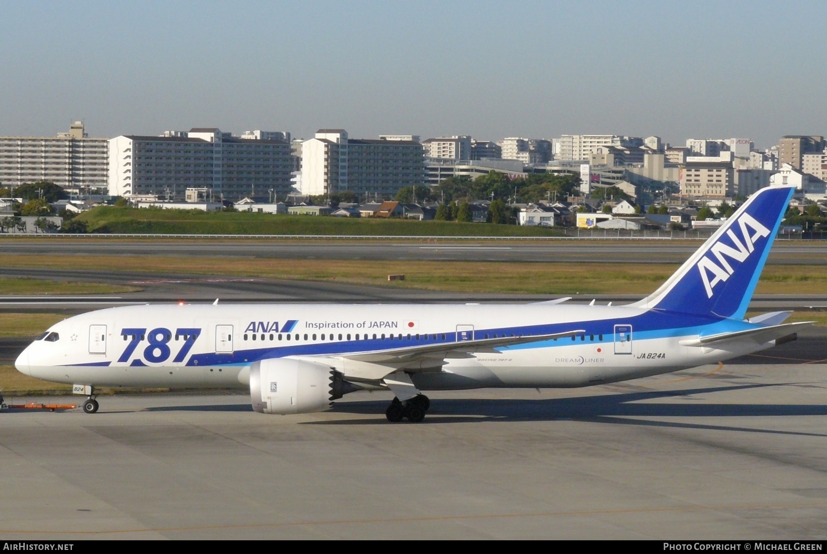 Aircraft Photo of JA824A | Boeing 787-8 Dreamliner | All Nippon Airways - ANA | AirHistory.net #416566