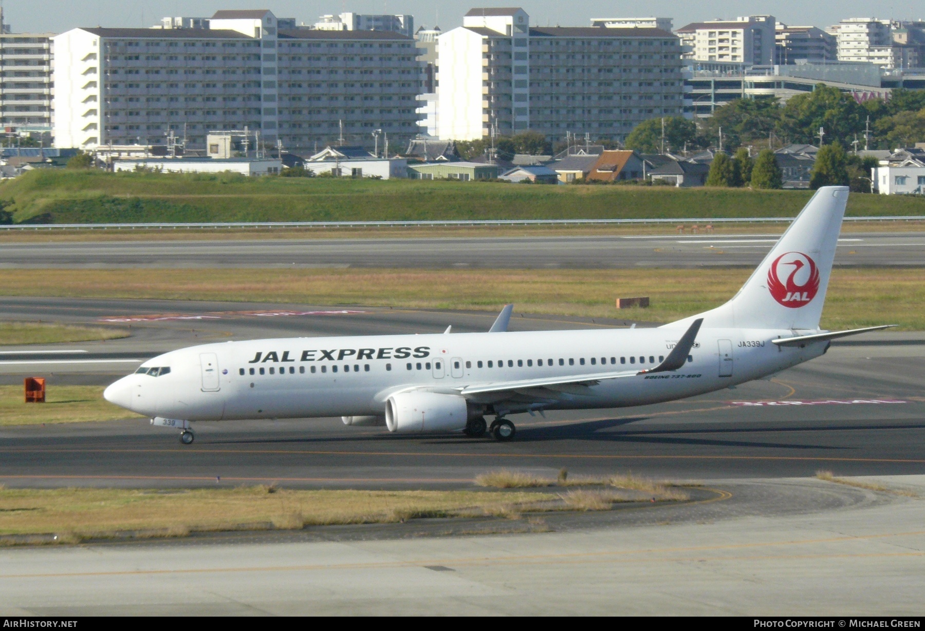 Aircraft Photo of JA339J | Boeing 737-846 | JAL Express - JAL | AirHistory.net #416574