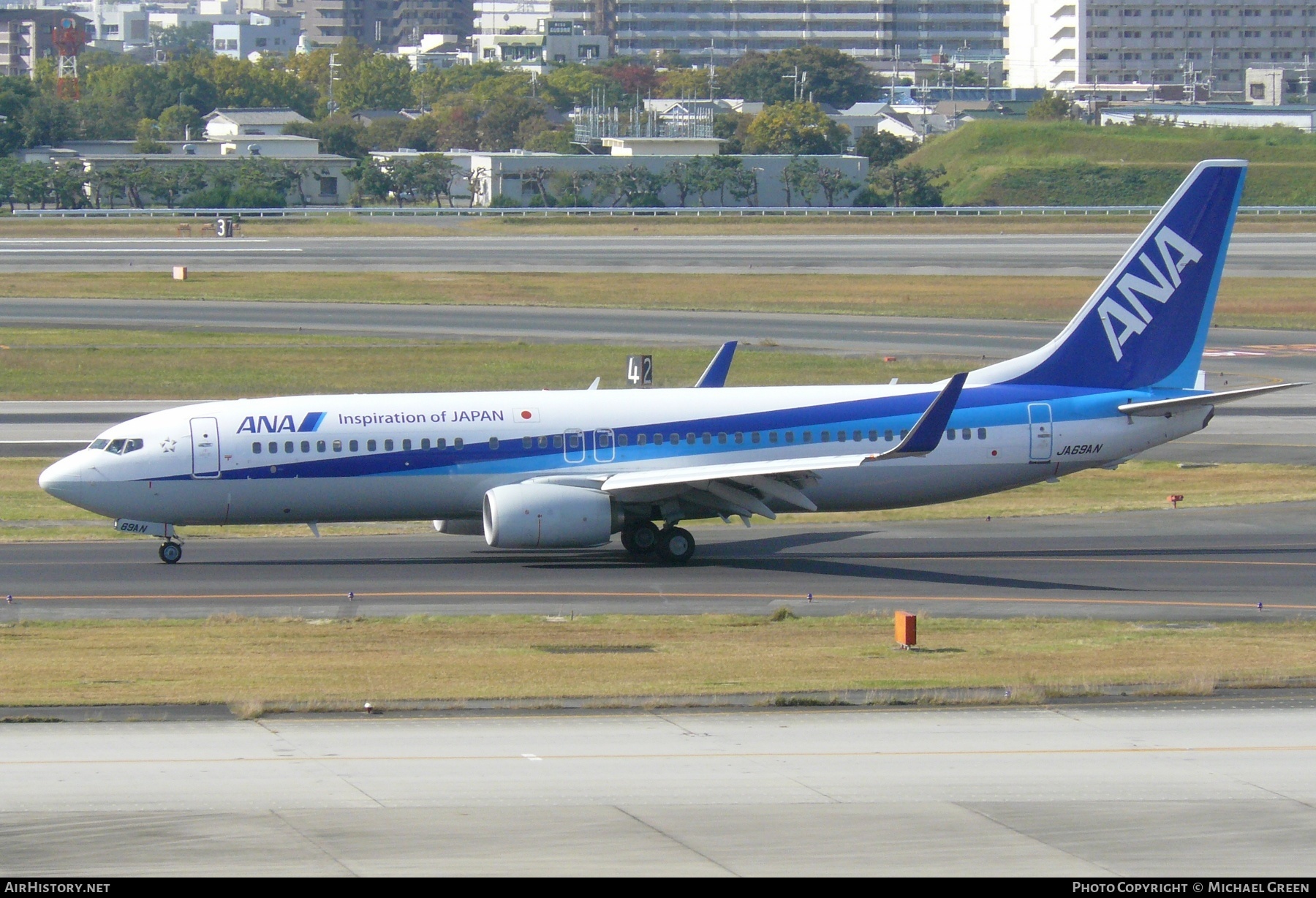 Aircraft Photo of JA69AN | Boeing 737-881 | All Nippon Airways - ANA | AirHistory.net #416575