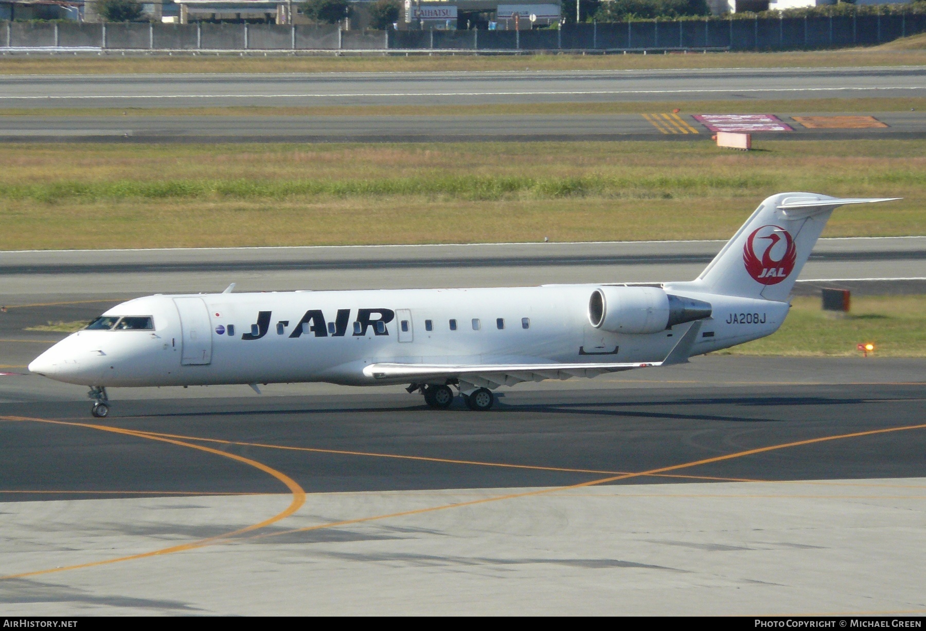 Aircraft Photo of JA208J | Bombardier CRJ-200ER (CL-600-2B19) | J-Air | AirHistory.net #416577