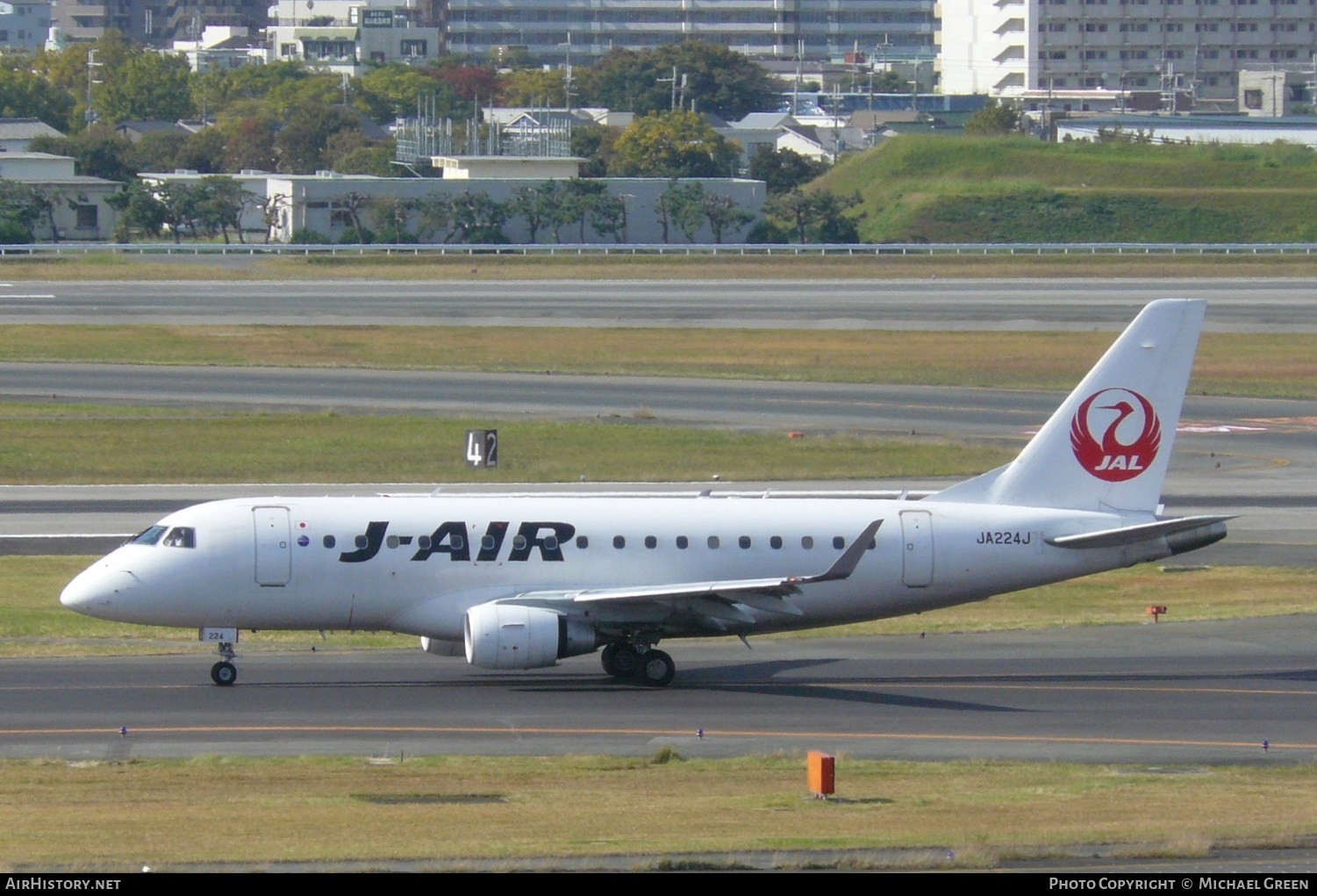Aircraft Photo of JA224J | Embraer 170STD (ERJ-170-100STD) | J-Air | AirHistory.net #416582