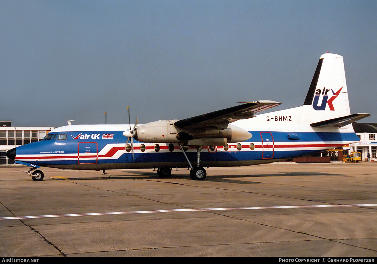 Aircraft Photo of G-BHMZ | Fokker F27-200 Friendship | Air UK | AirHistory.net #416611