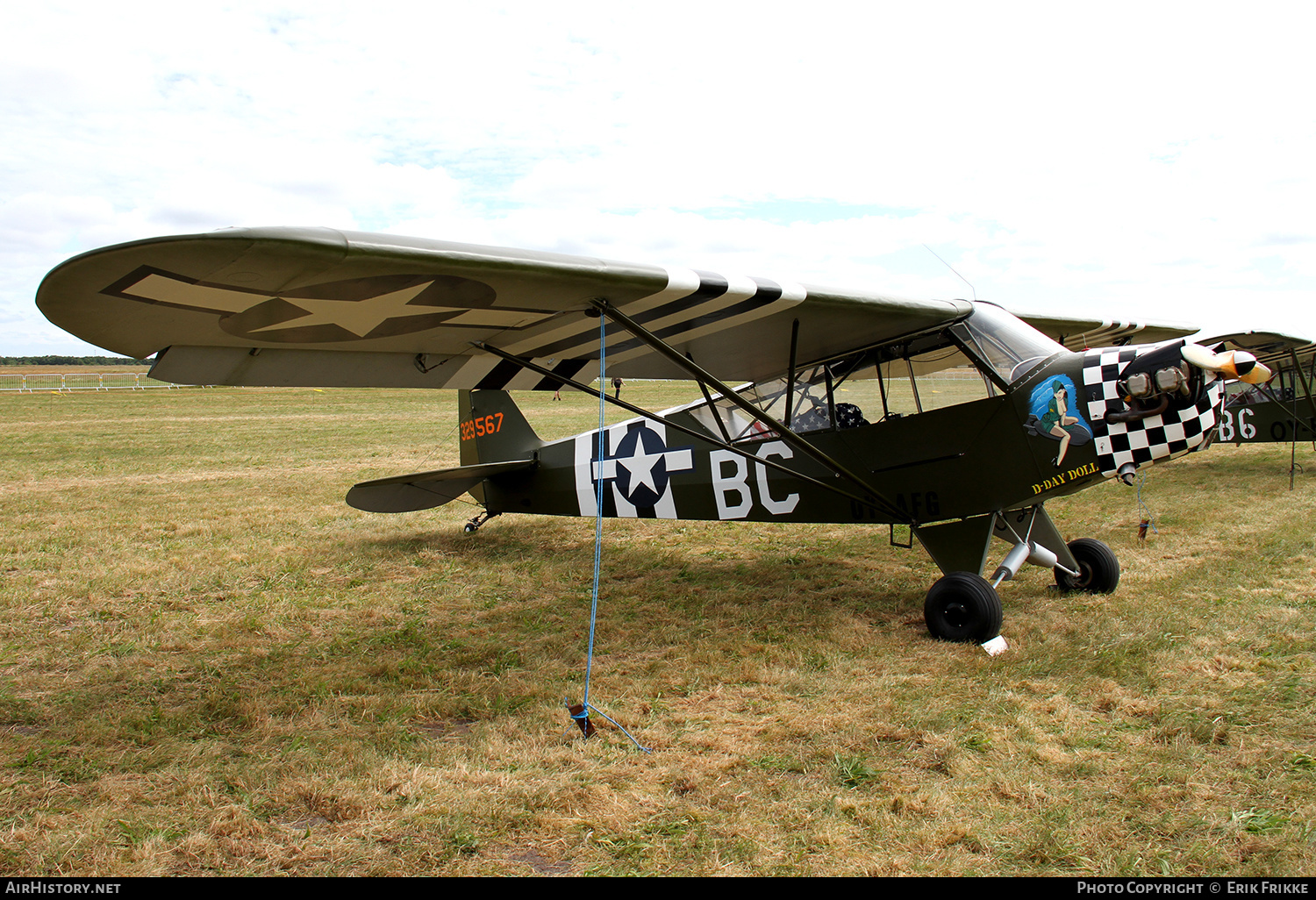 Aircraft Photo of OY-AFG / 329567 | Piper L-4H Grasshopper (J-3C-65D) | USA - Air Force | AirHistory.net #416631