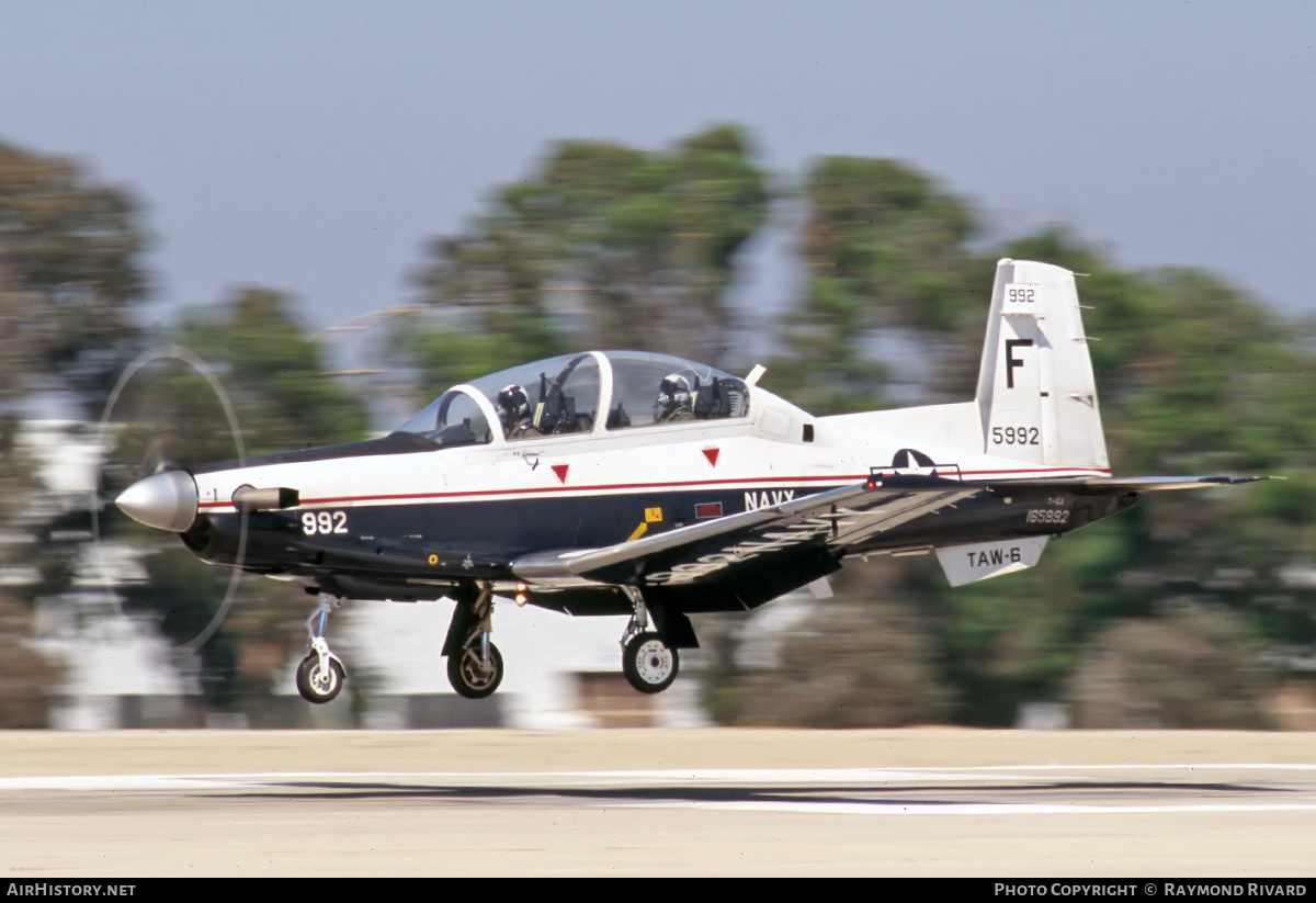 Aircraft Photo of 165992 / 5992 | Raytheon T-6A Texan II | USA - Navy | AirHistory.net #416644