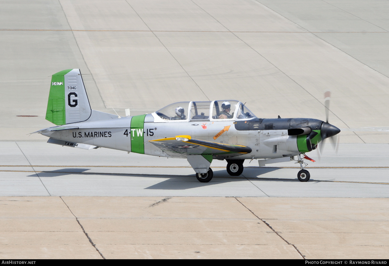 Aircraft Photo of 164172 | Beech T-34C Turbo Mentor | USA - Marines | AirHistory.net #416651