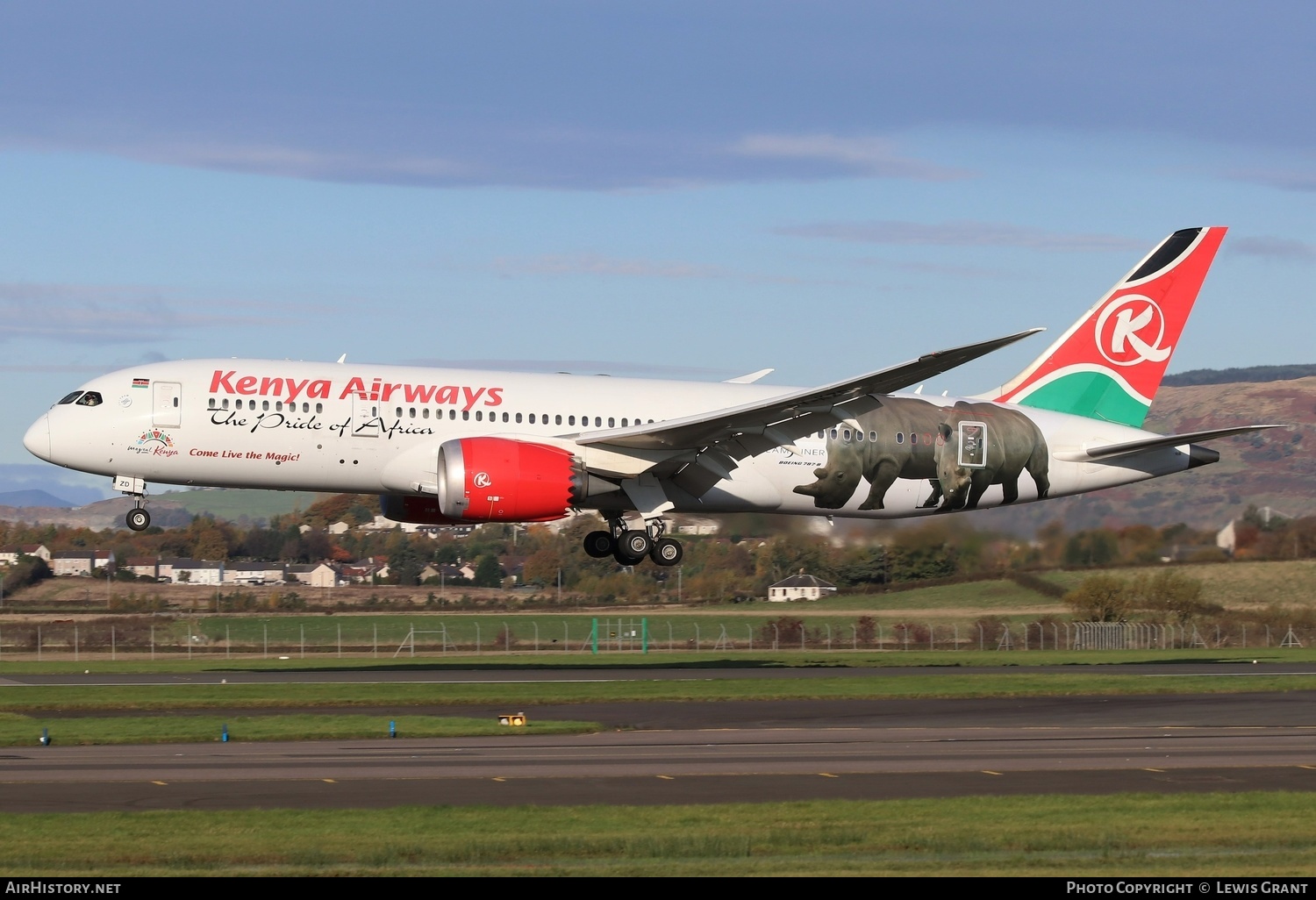 Aircraft Photo of 5Y-KZD | Boeing 787-8 Dreamliner | Kenya Airways | AirHistory.net #416676