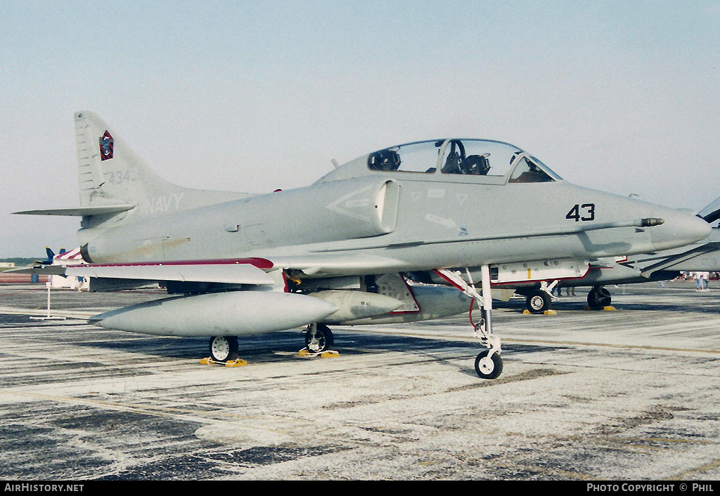 Aircraft Photo of 154343 | Douglas TA-4J Skyhawk | USA - Navy | AirHistory.net #416684