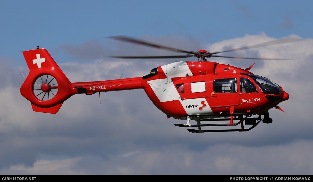 Aircraft Photo of HB-ZQL | Airbus Helicopters EC-145 (BK-117 D-2) | REGA - Swiss Air Ambulance | AirHistory.net #416698
