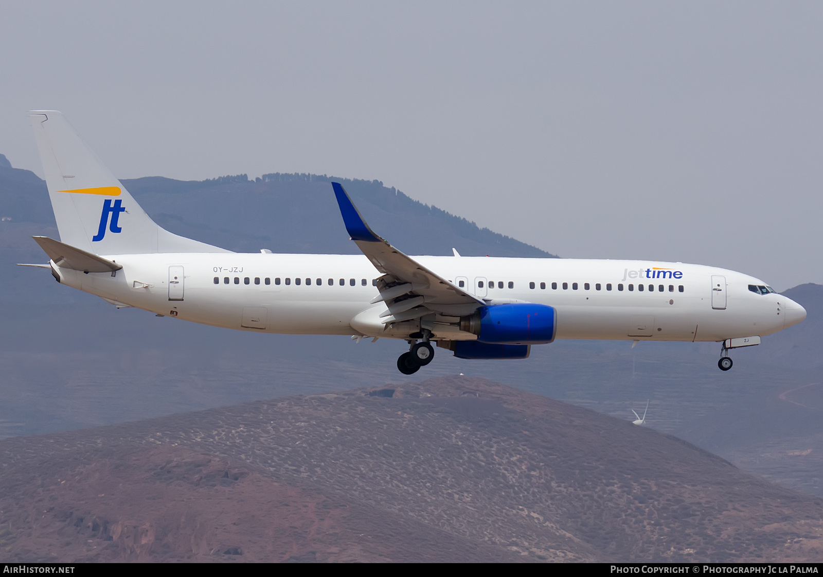 Aircraft Photo of OY-JZJ | Boeing 737-82R | Jettime | AirHistory.net #416705