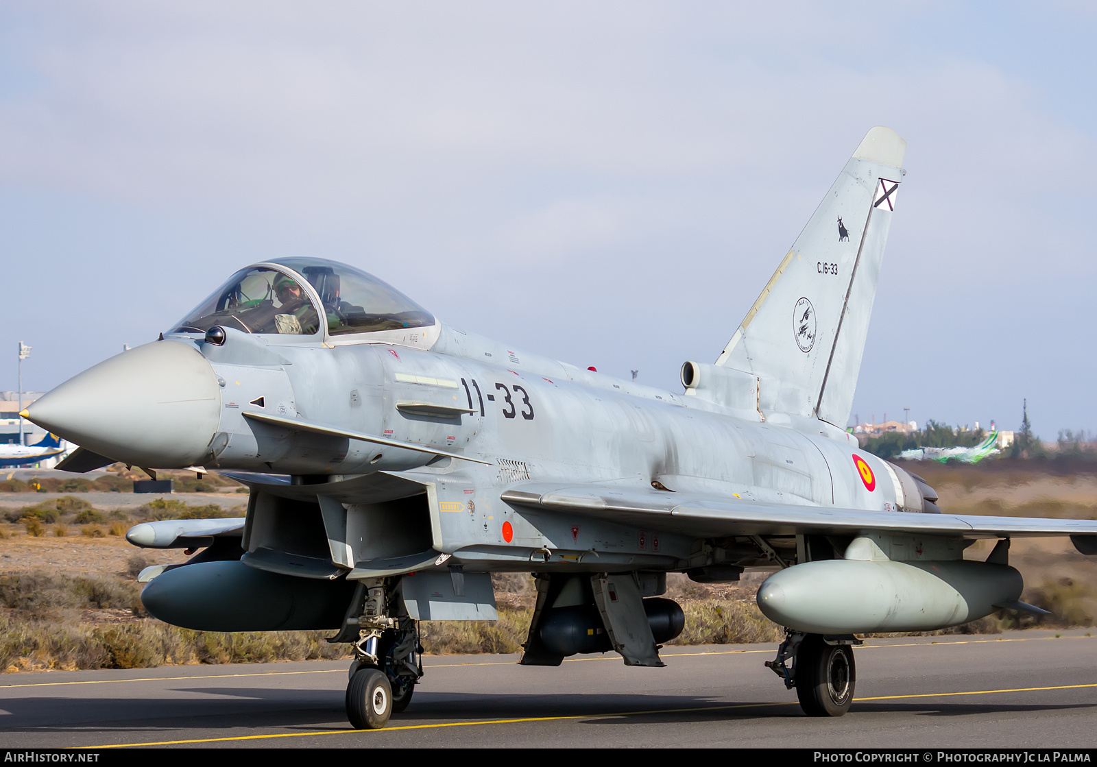 Aircraft Photo of C.16-33 | Eurofighter EF-2000 Typhoon | Spain - Air Force | AirHistory.net #416716