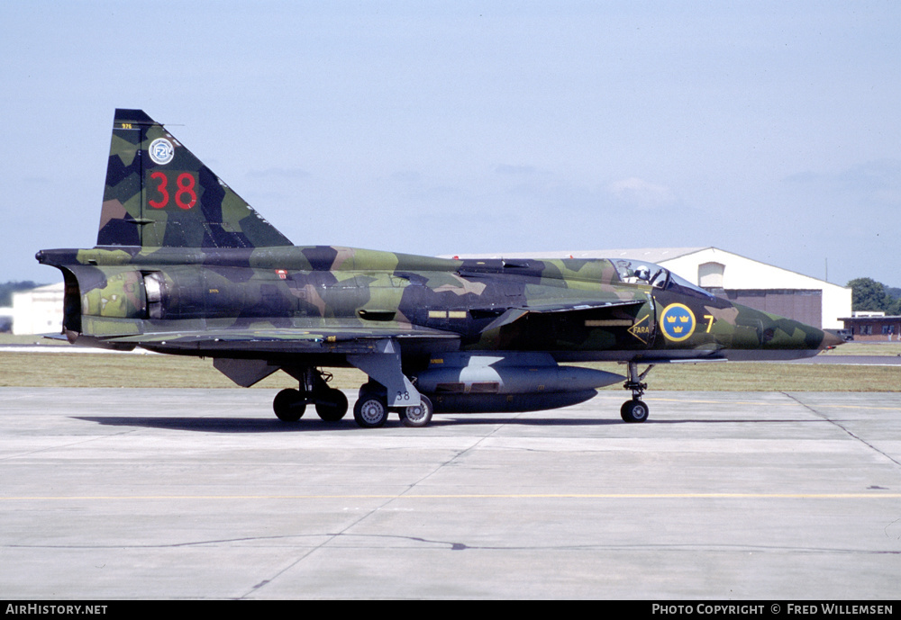 Aircraft Photo of 37976 | Saab AJSF37 Viggen | Sweden - Air Force | AirHistory.net #416720