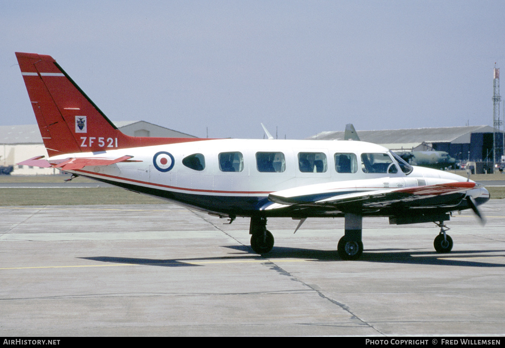 Aircraft Photo of ZF521 | Piper PA-31-350 Navajo Chieftain | UK - Air Force | AirHistory.net #416724