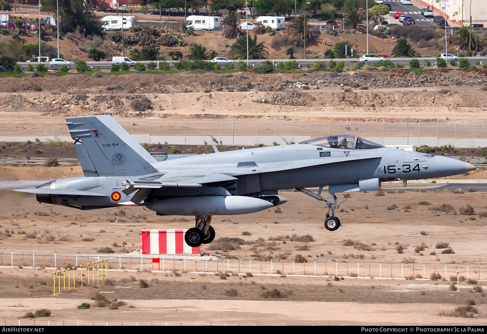 Aircraft Photo of C.15-64 | McDonnell Douglas EF-18M Hornet | Spain - Air Force | AirHistory.net #416727