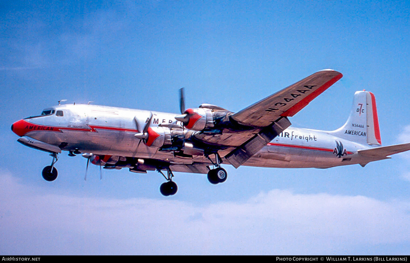 Aircraft Photo of N344AA | Douglas DC-7B(F) | American Airlines Freight | AirHistory.net #416729