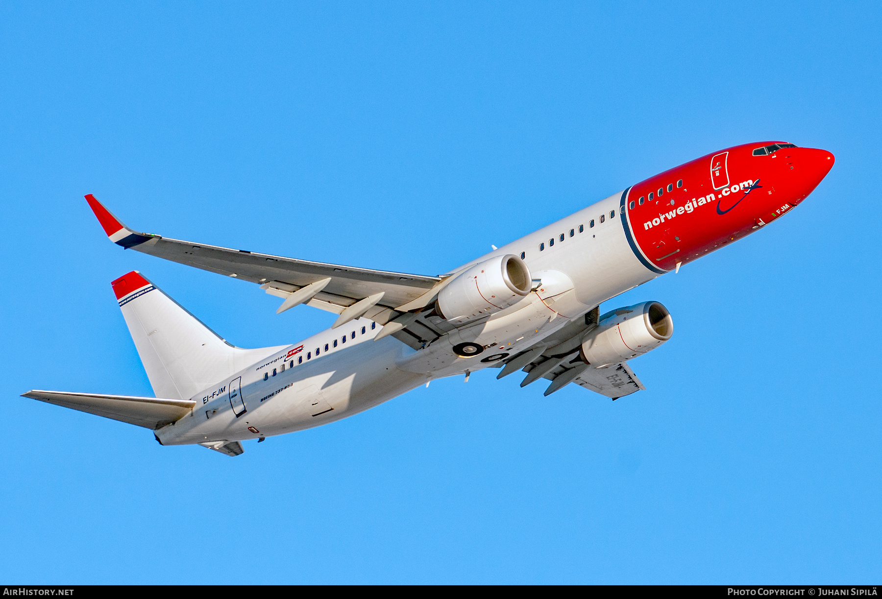 Aircraft Photo of EI-FJM | Boeing 737-8JP | Norwegian | AirHistory.net #416732