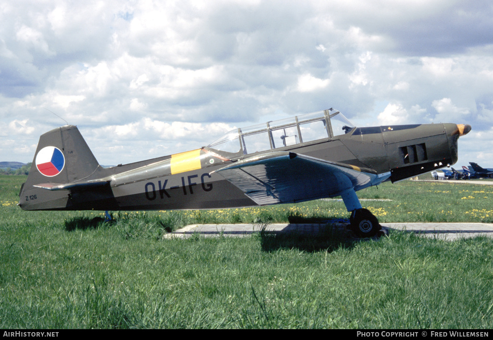 Aircraft Photo of OK-IFG | Zlin Z-126 Trener 2 | Czechoslovakia - Air Force | AirHistory.net #416742