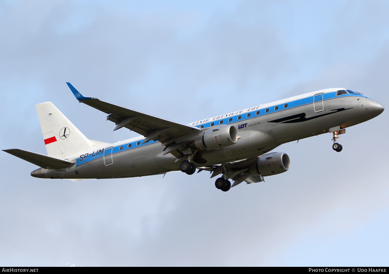 Aircraft Photo of SP-LIM | Embraer 175LR (ERJ-170-200LR) | LOT Polish Airlines - Polskie Linie Lotnicze | AirHistory.net #416768