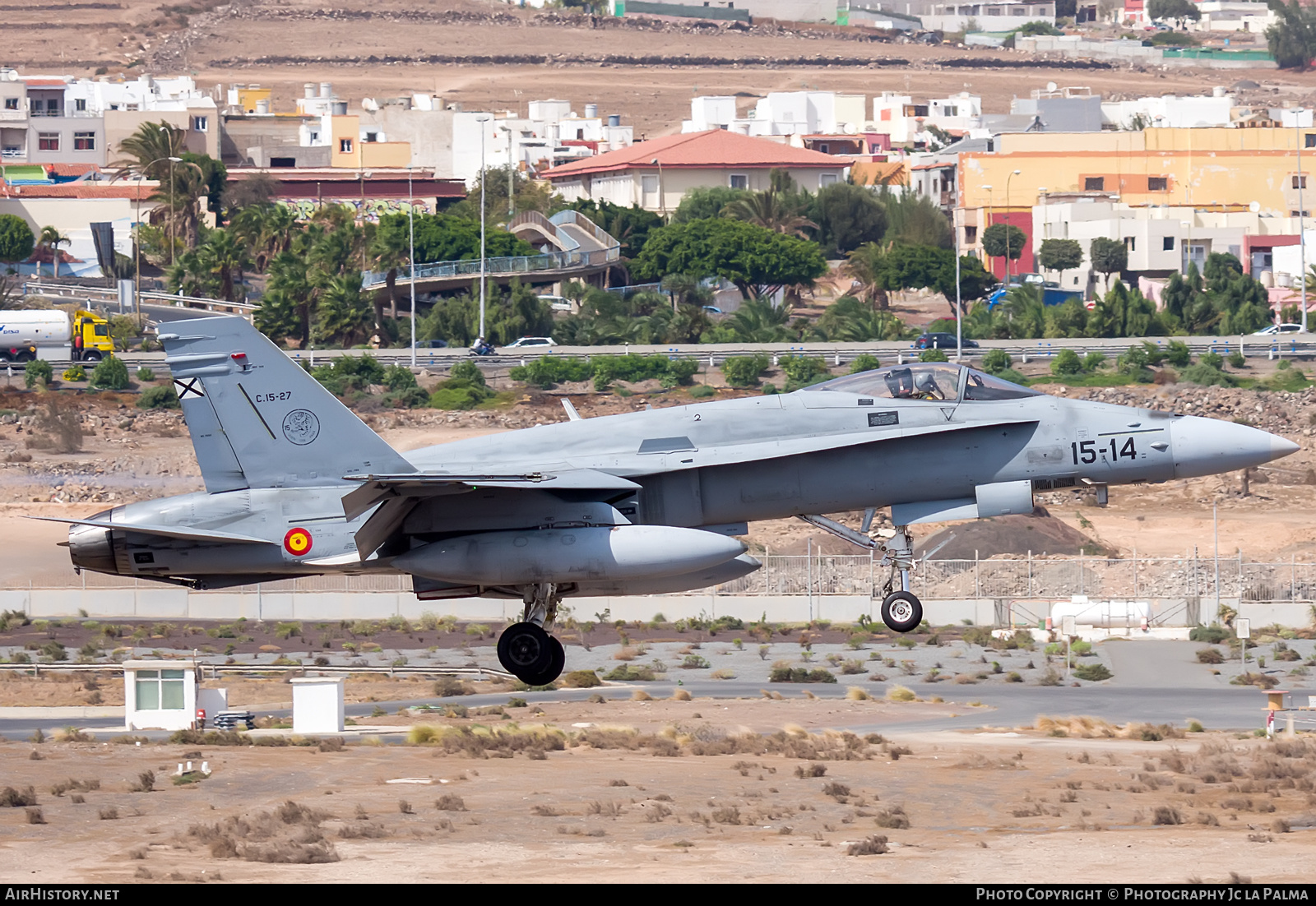 Aircraft Photo of C.15-27 | McDonnell Douglas EF-18M Hornet | Spain - Air Force | AirHistory.net #416786
