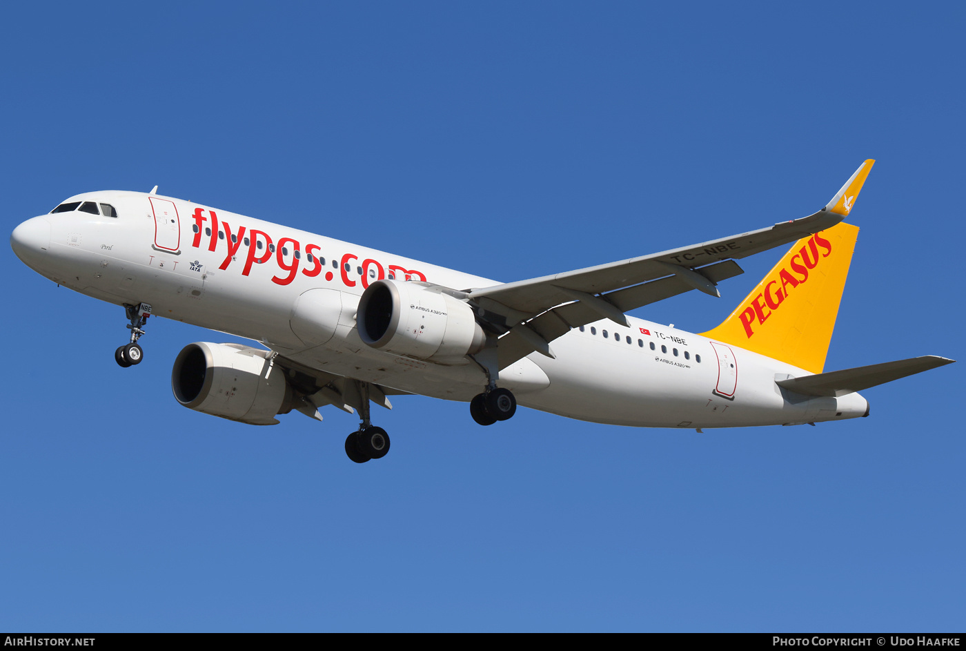 Aircraft Photo of TC-NBE | Airbus A320-251N | Pegasus Airlines | AirHistory.net #416790
