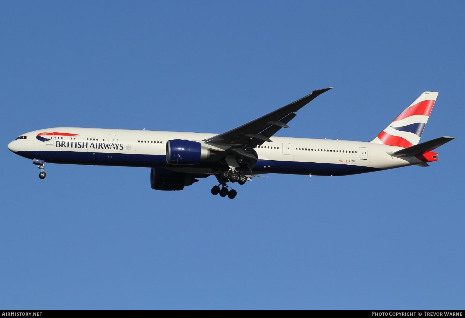 Aircraft Photo of G-STBN | Boeing 777-300/ER | British Airways | AirHistory.net #416800