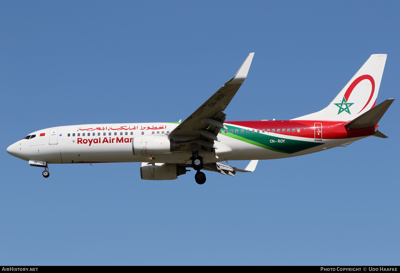 Aircraft Photo of CN-ROY | Boeing 737-8B6 | Royal Air Maroc - RAM | AirHistory.net #416813