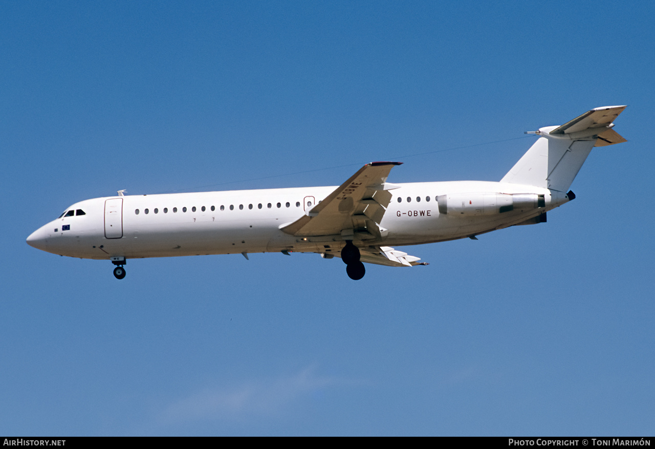 Aircraft Photo of G-OBWE | BAC 111-531FS One-Eleven | AirHistory.net #416822