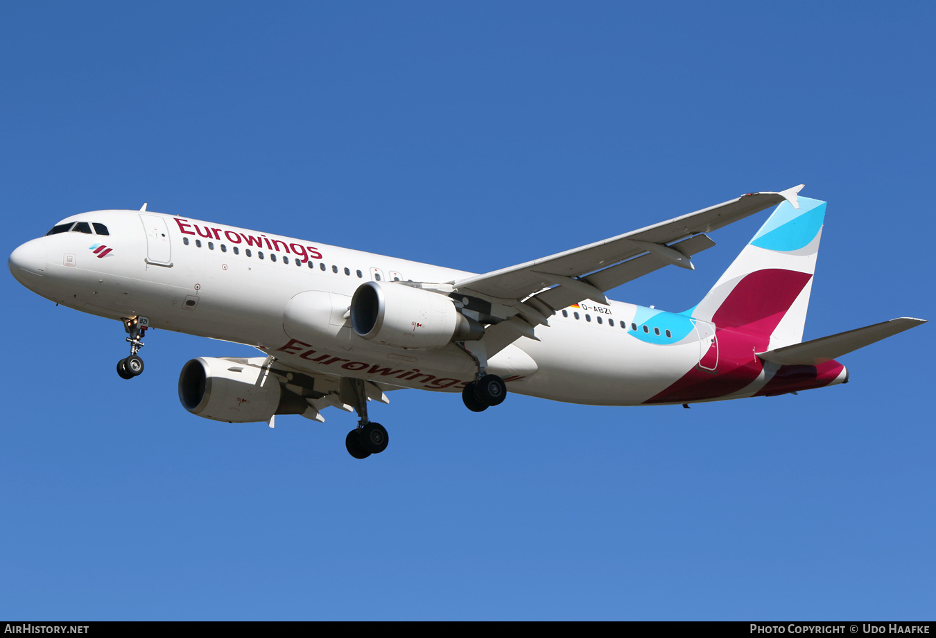 Aircraft Photo of D-ABZI | Airbus A320-216 | Eurowings | AirHistory.net #416824