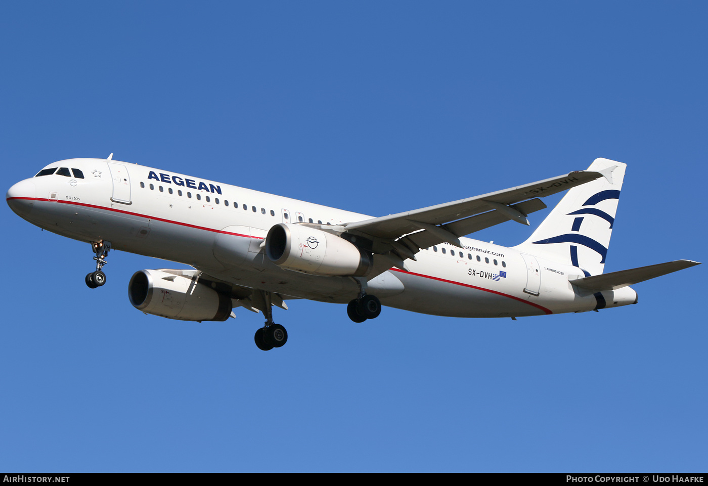 Aircraft Photo of SX-DVH | Airbus A320-232 | Aegean Airlines | AirHistory.net #416827
