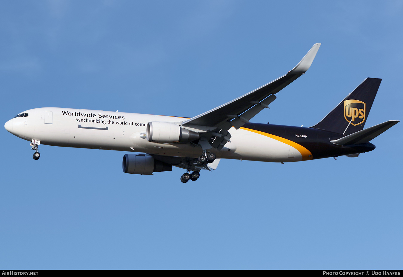 Aircraft Photo of N351UP | Boeing 767-34AF/ER | United Parcel Service - UPS | AirHistory.net #416833