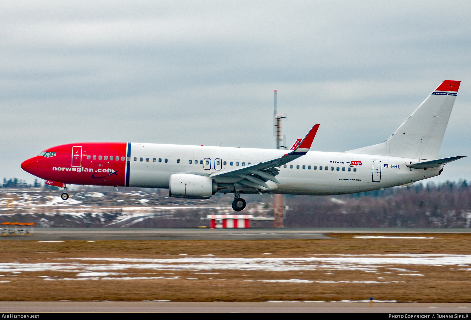 Aircraft Photo of EI-FHL | Boeing 737-8JP | Norwegian | AirHistory.net #416840