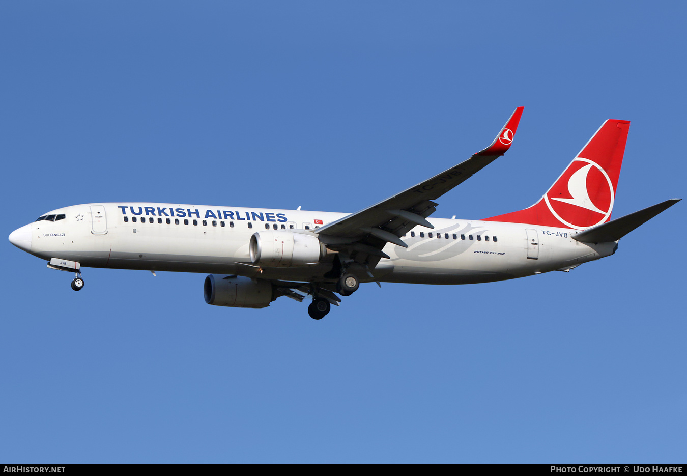 Aircraft Photo of TC-JVB | Boeing 737-8F2 | Turkish Airlines | AirHistory.net #416850
