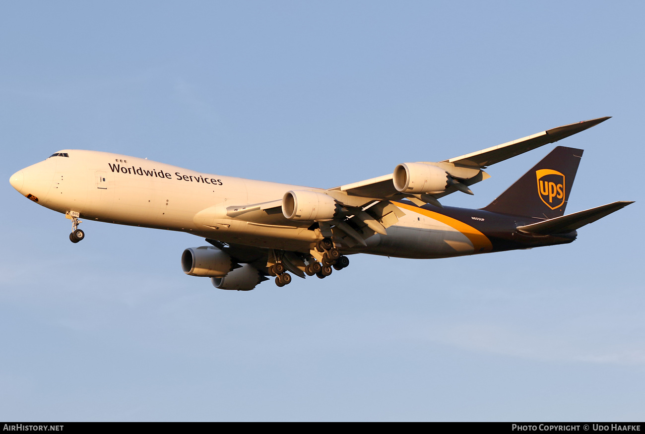 Aircraft Photo of N605UP | Boeing 747-8F | United Parcel Service - UPS | AirHistory.net #416872