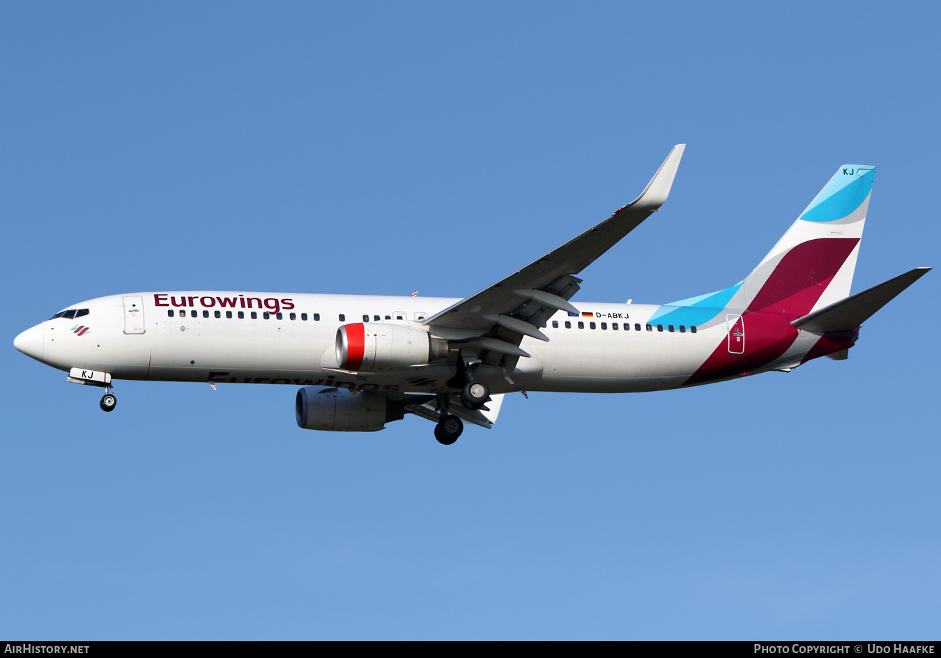 Aircraft Photo of D-ABKJ | Boeing 737-86J | Eurowings | AirHistory.net #416880