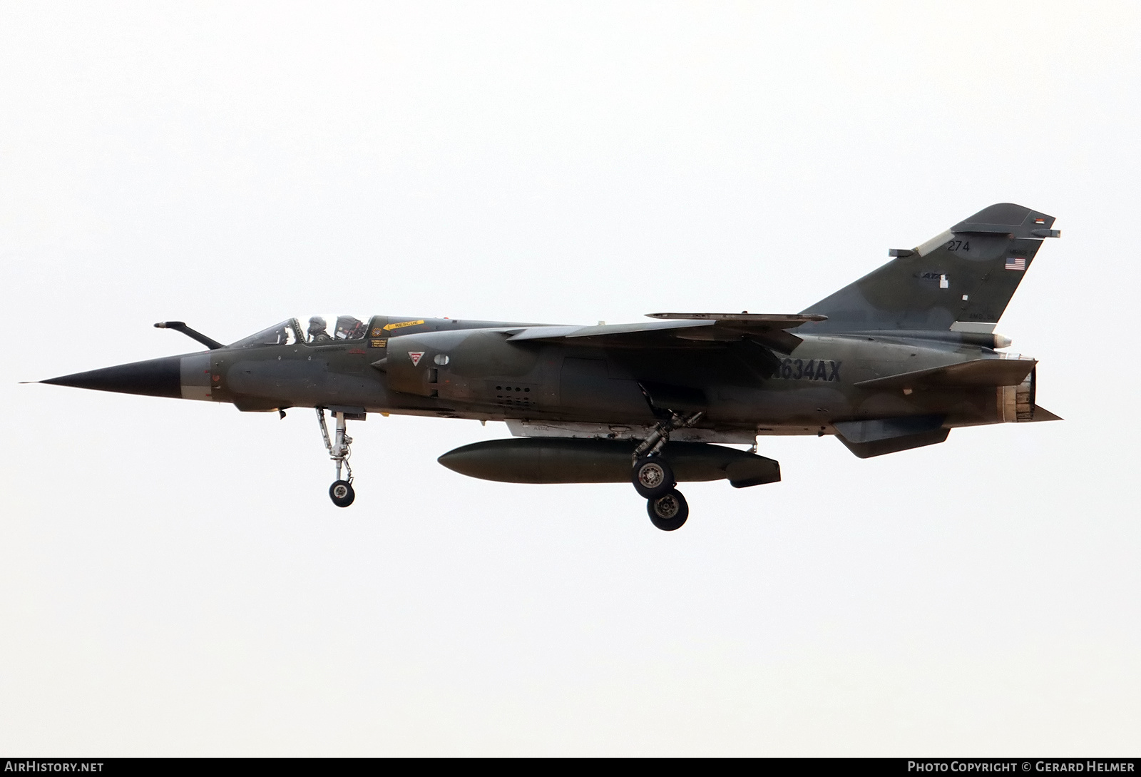Aircraft Photo of N634AX / 274 | Dassault Mirage F1CT | ATAC - Airborne Tactical Advantage Company | AirHistory.net #416896
