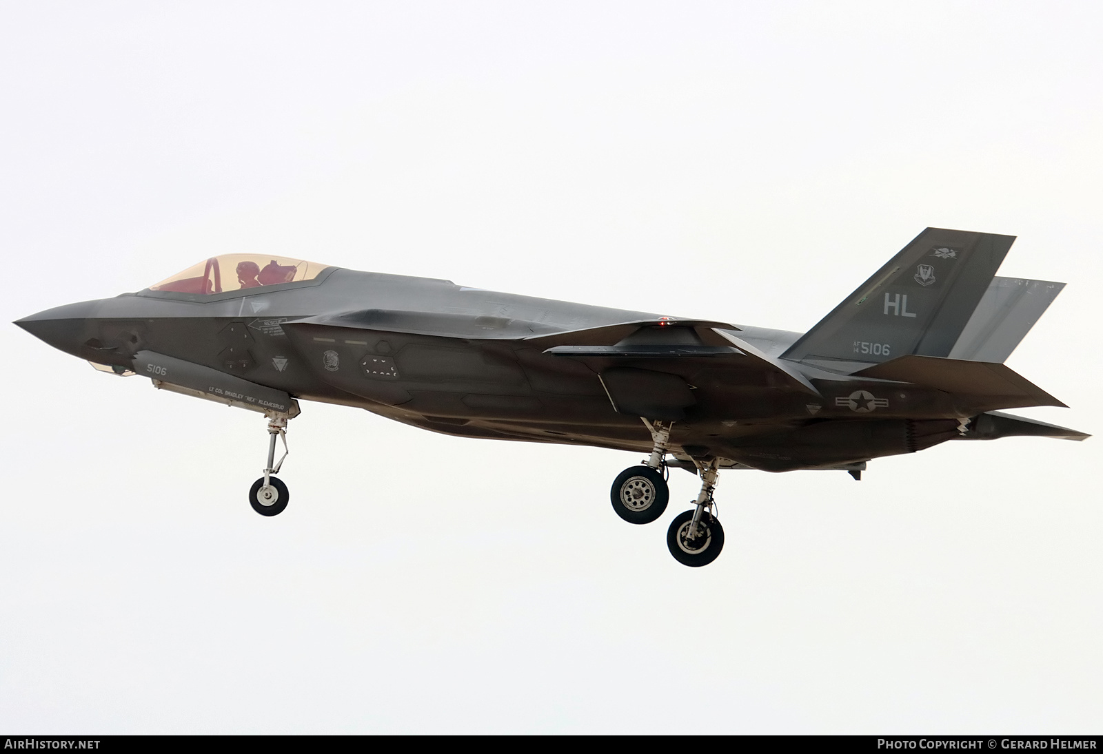 Aircraft Photo of 14-5106 / AF14-5106 | Lockheed Martin F-35A Lightning II | USA - Air Force | AirHistory.net #416907