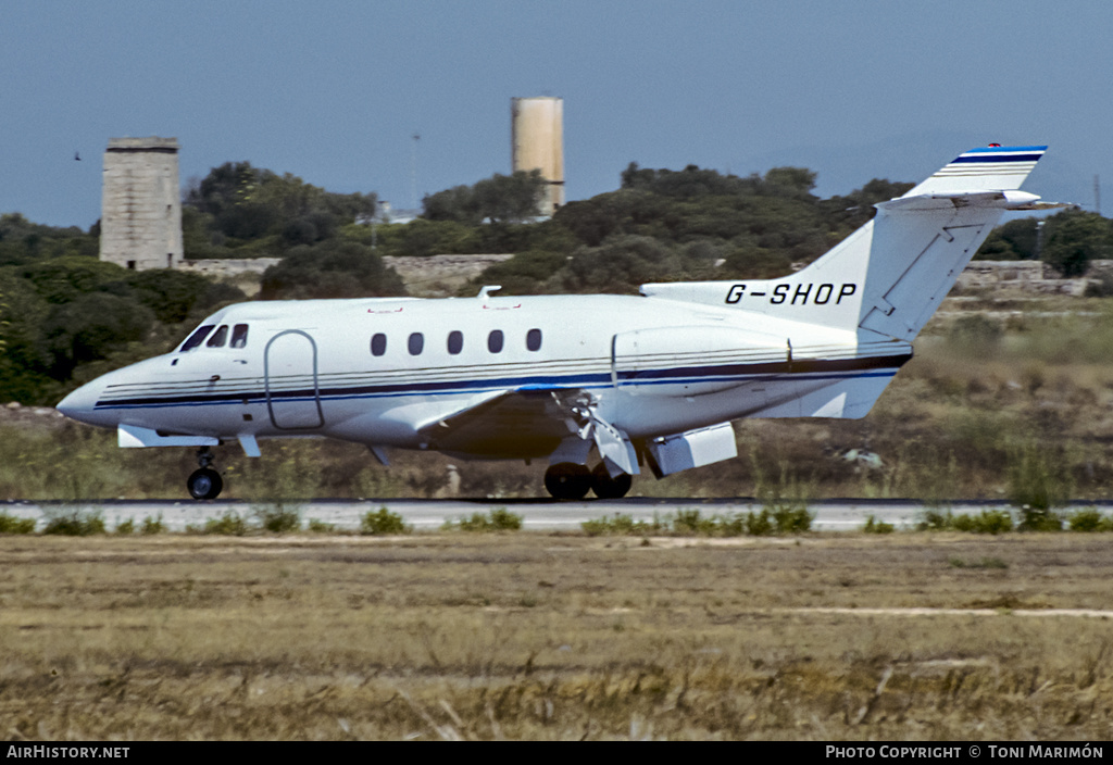 Aircraft Photo of G-SHOP | Hawker Siddeley HS-125-F403B | AirHistory.net #416910