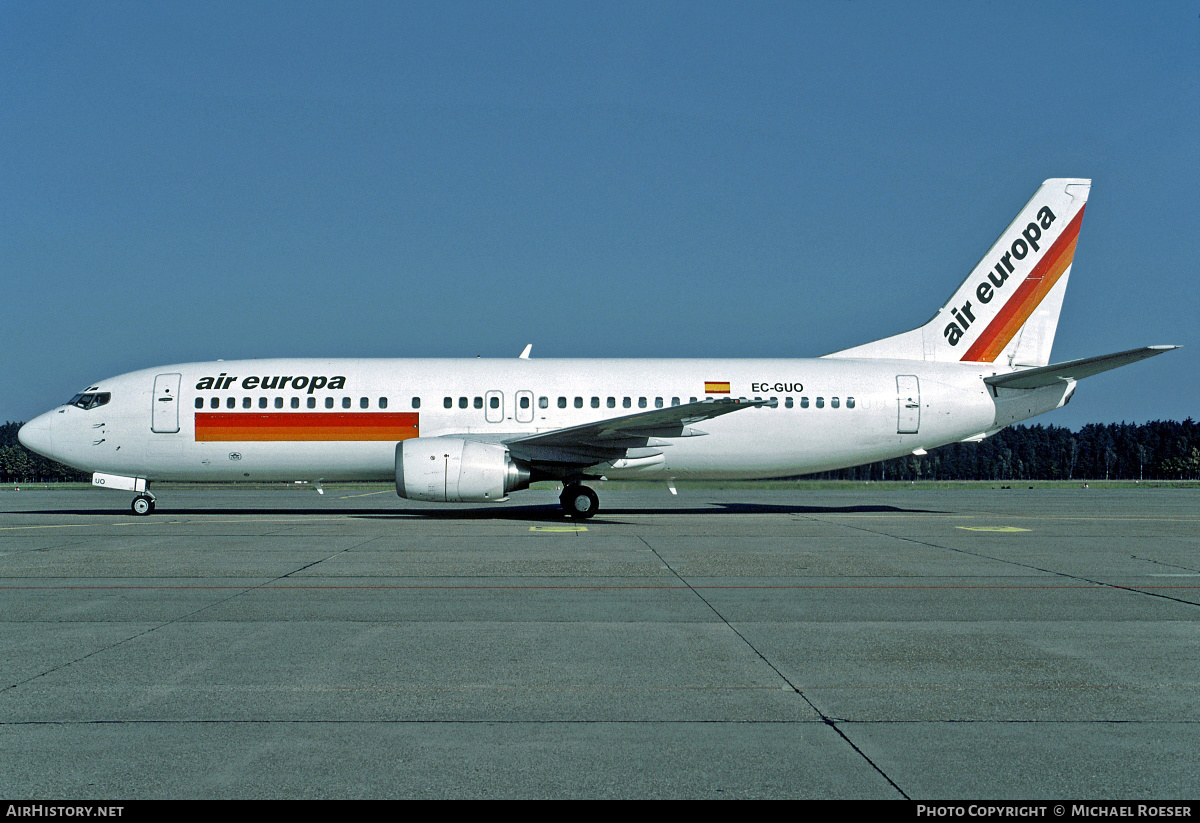 Aircraft Photo of EC-GUO | Boeing 737-4Q8 | Air Europa | AirHistory.net #416982