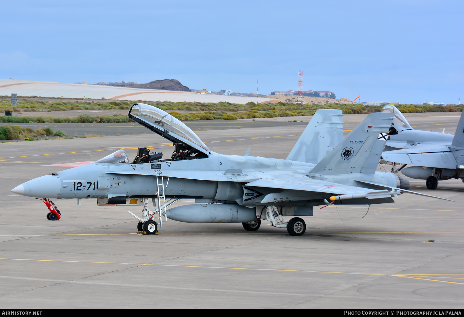 Aircraft Photo of CE15-08 | McDonnell Douglas EF-18BM Hornet | Spain - Air Force | AirHistory.net #416990